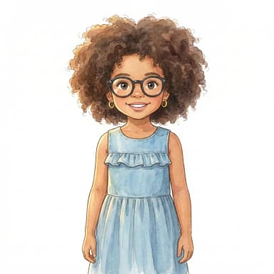 Illustrated storybook character